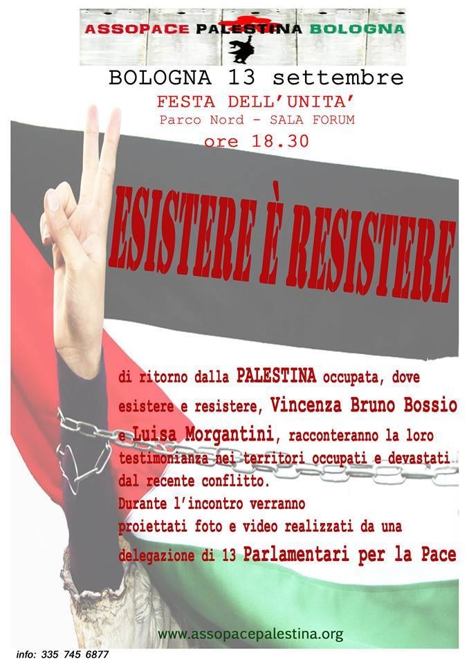 Bologna 13 settembre: Esistere è resistere