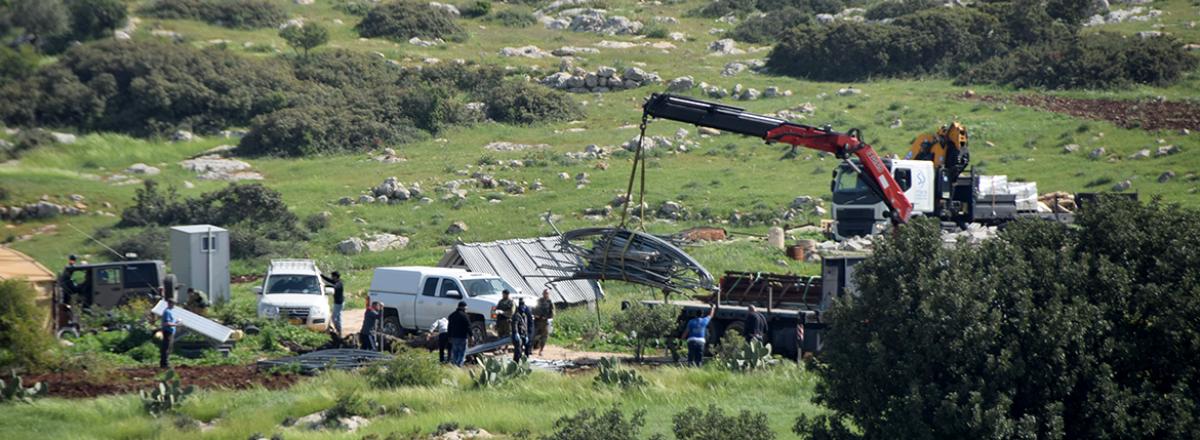 Durante la crisi Coronavirus, Israele confisca le tende destinate ad allestire una clinica nella Cisgiordania settentrionale