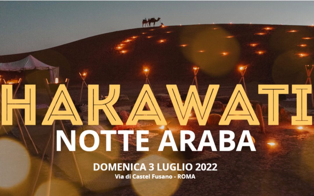 Roma, Domenica 3 Luglio 2022 “HAKAWATI – NOTTE ARABA” con la storyteller palestinese Fidaa Ataya