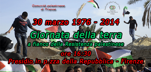 30 marzo – Giornata della Terra Palestinese