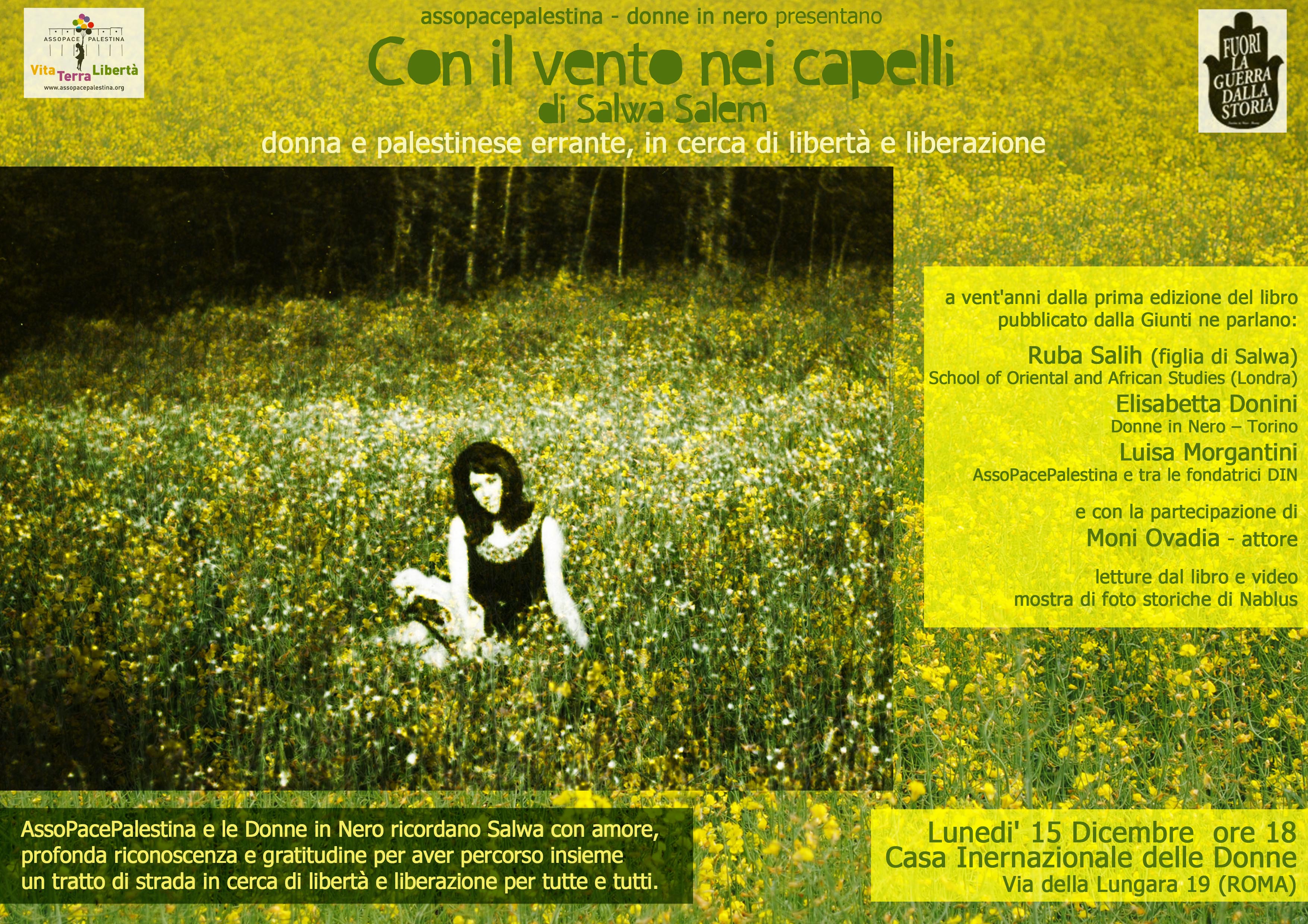 15.12.14 Roma, “Con il vento nei capelli” di Salwa Salem