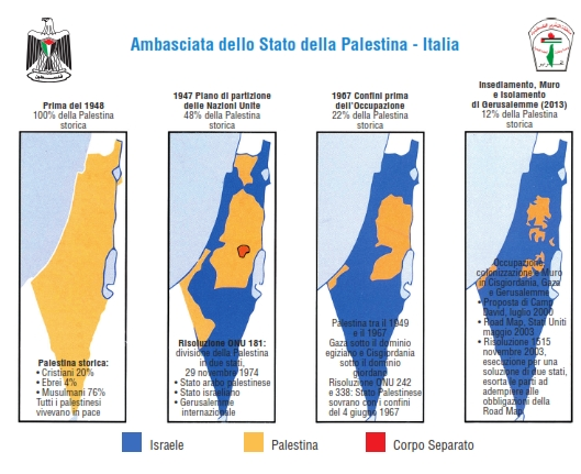 Newsletter 1-2-3-4 dell’Ambasciata di Palestina in Italia