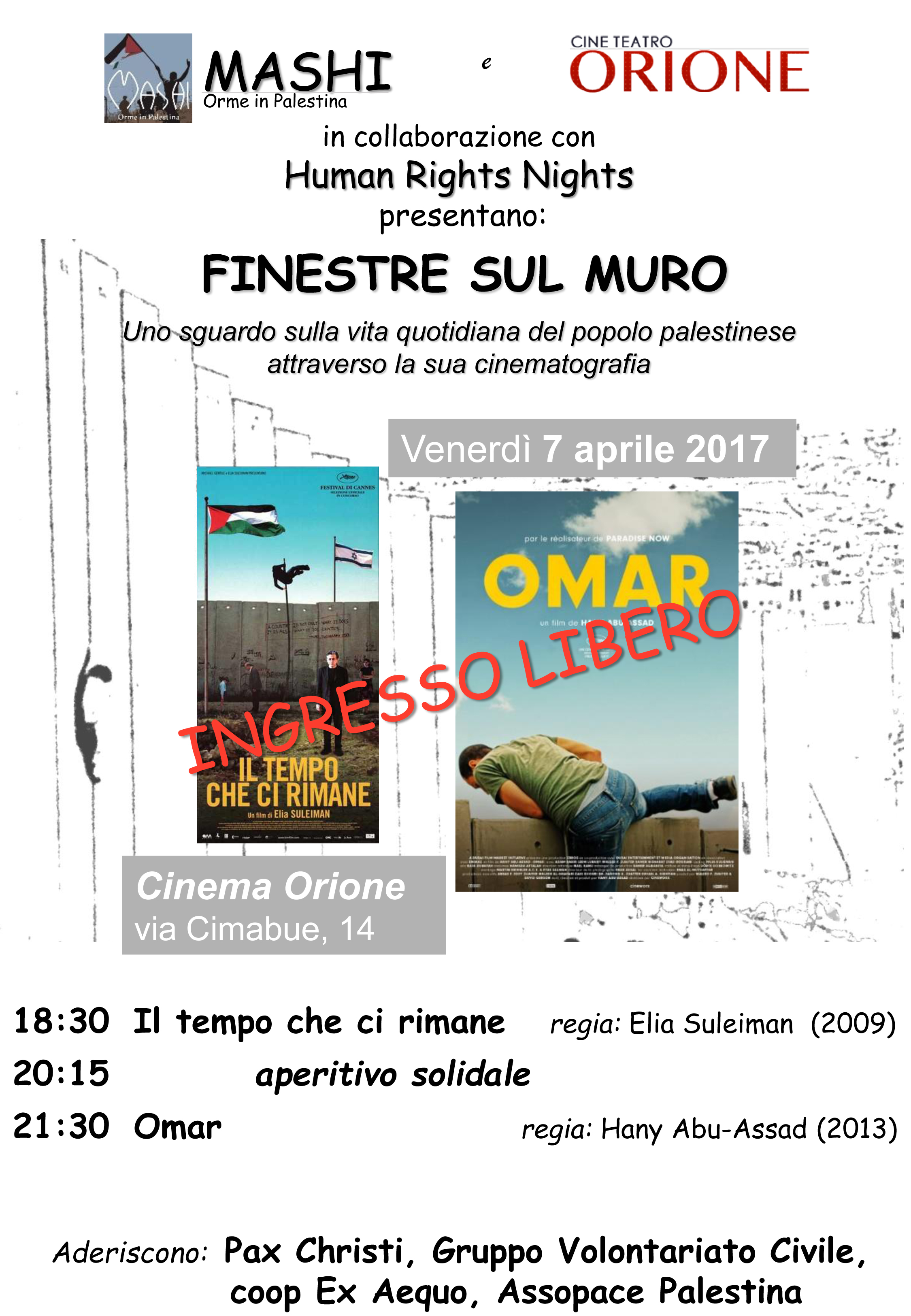 Bologna 7 aprile: 2 film palestinesi.