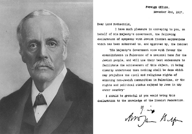 La dichiarazione Balfour: uno studio sulla doppiezza britannica.