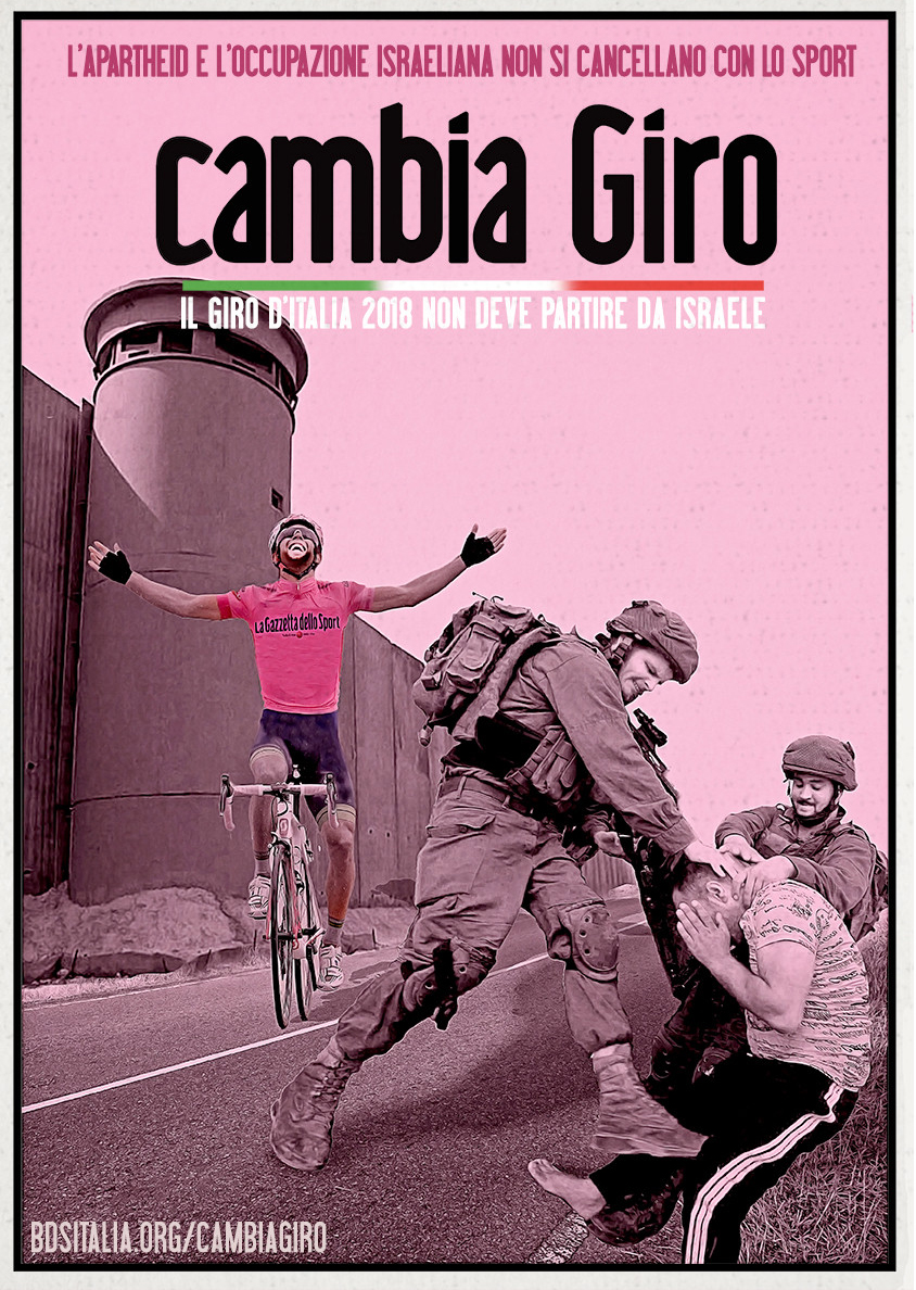 Firenze 25 novembre:  No al Giro d’Italia in Israele!