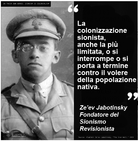 L’hanno detto i fondatori: il Sionismo è colonialismo.