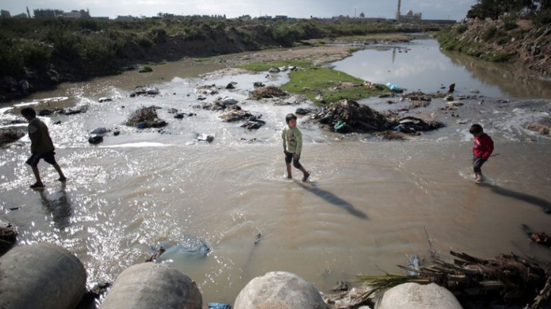 Gaza: la sindrome del bambino blu.