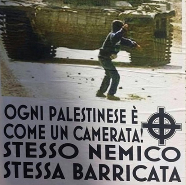 Manifestazione fascista “Pro Palestina”