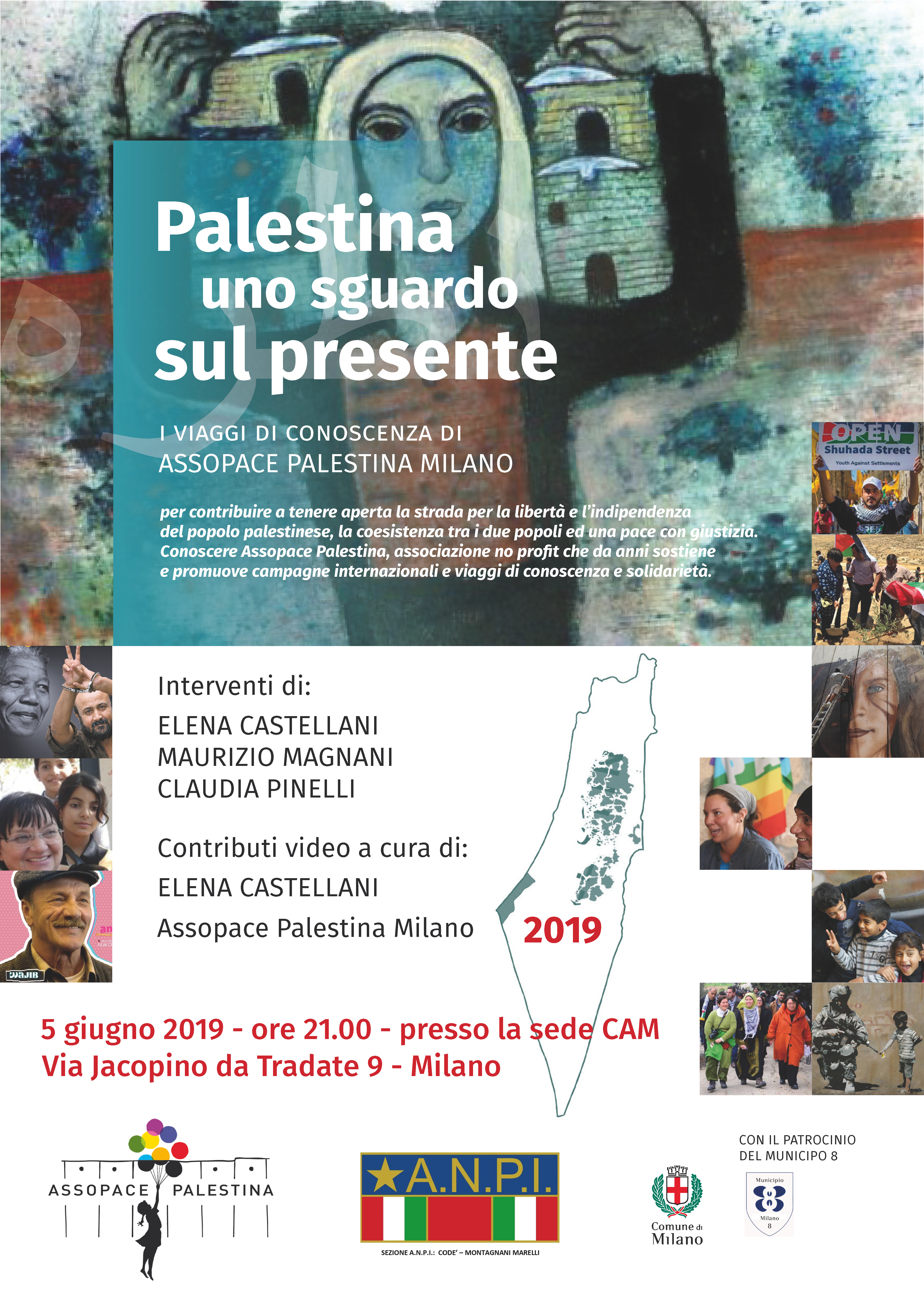 Milano, 5 giugno: I viaggi di AssopacePalestina.