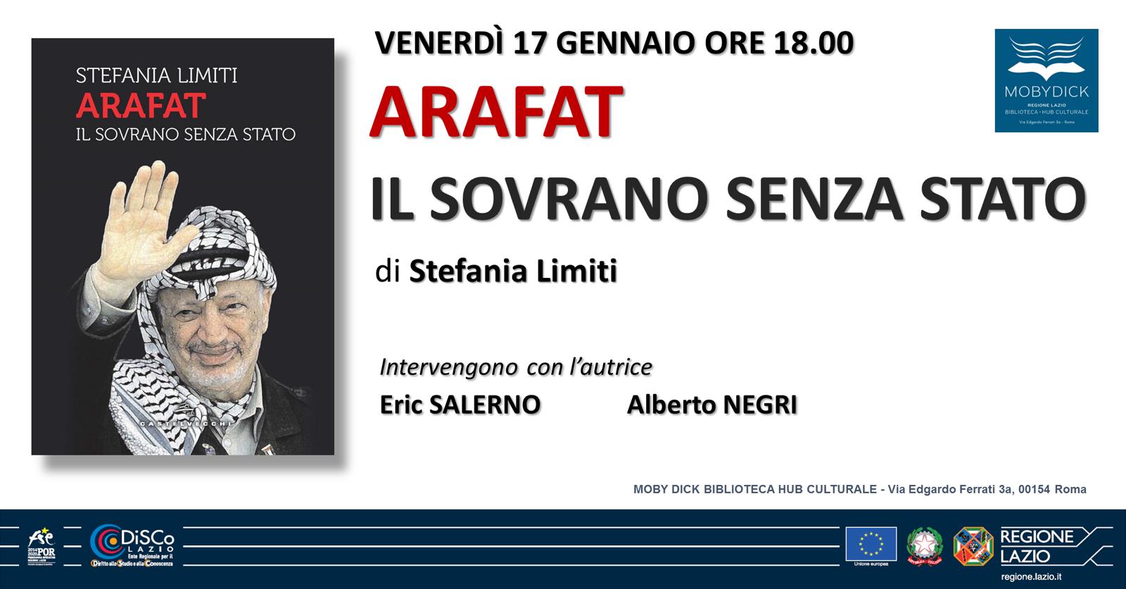 Roma, 17 gennaio: Presentazione libro di Stefania Limiti su Arafat.