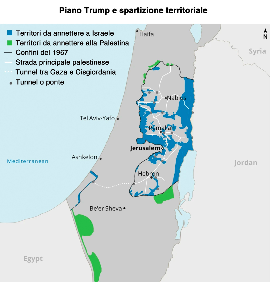Netanyahu dice ai leader dei coloni che Israele potrebbe annettere meno territorio della Cisgiordania rispetto a quanto pianificato