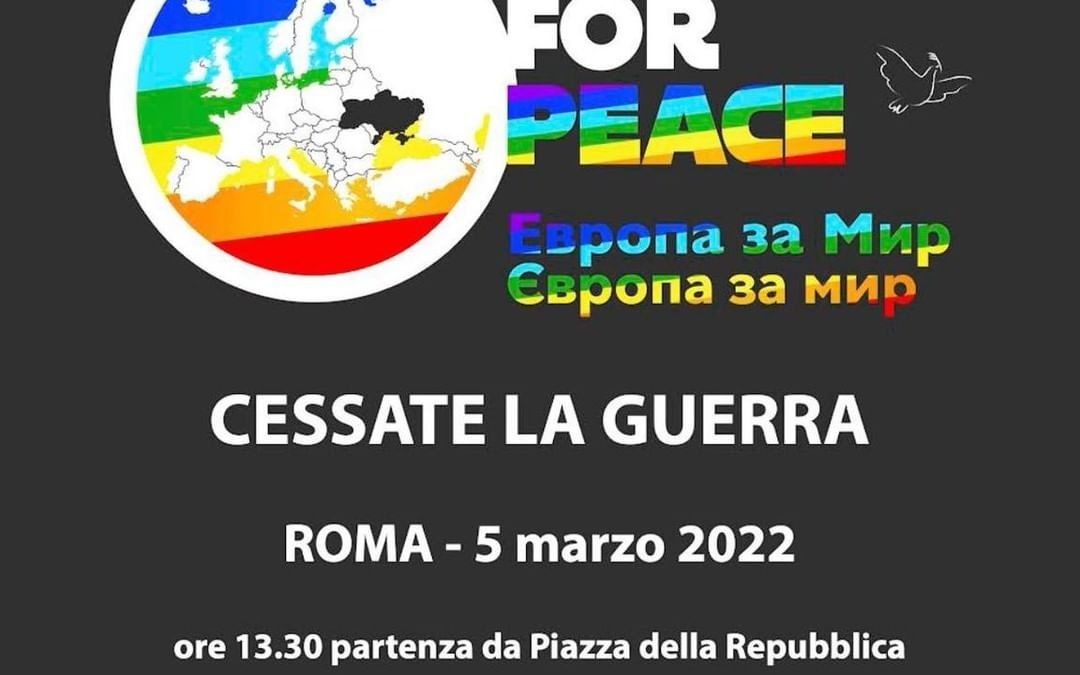 5 Marzo 2022. Manifestazione contro la guerra, partenza ore 13 e 30 da Piazza della Repubblica