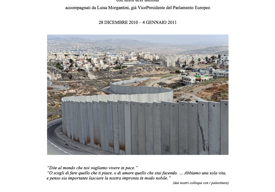 Diario di un viaggio fatto più di 10 anni fa in Palestina – Israele