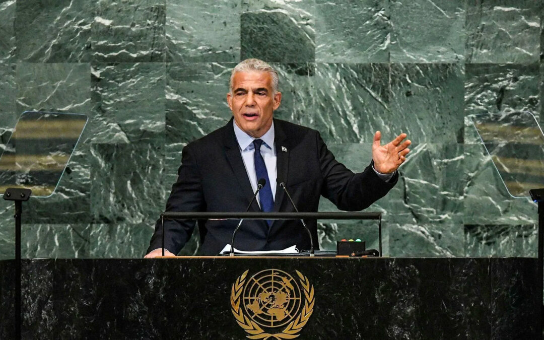 I palestinesi non sono ‘i vicini’ di Israele: 11 correzioni per il discorso del premier Yair Lapid all’ONU