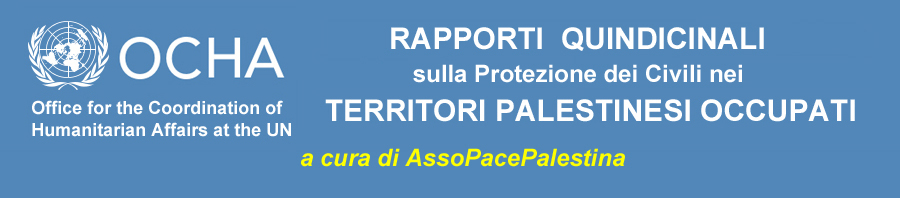 Rapporto OCHA  13 – 26 settembre 2022