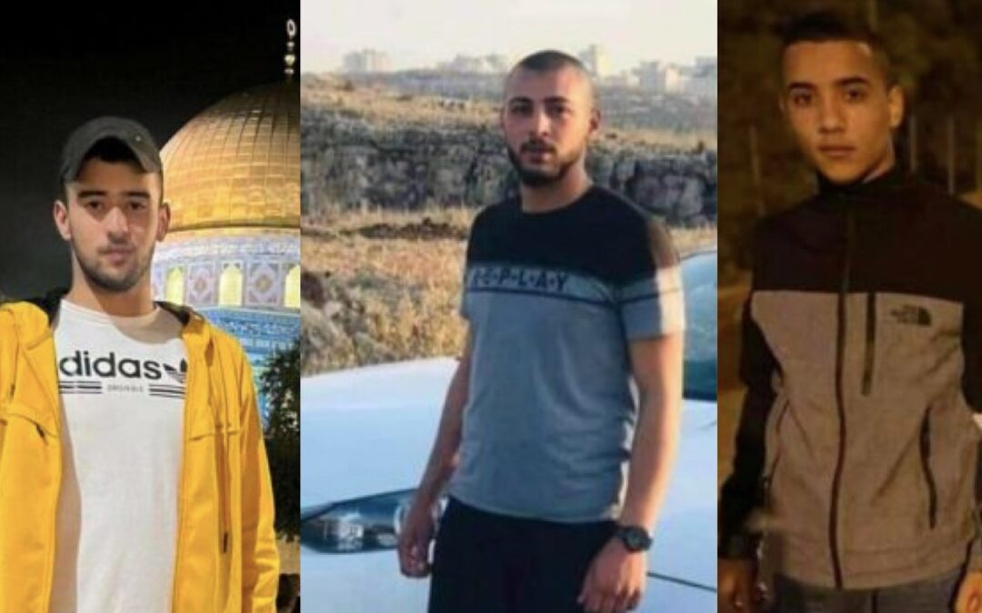 I soldati israeliani uccidono tre palestinesi – due dei quali adolescenti – in due giorni