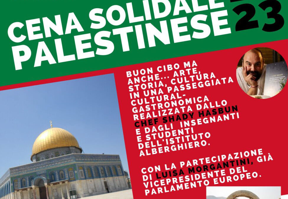 Bormio, 22 aprile: Cena solidale palestinese 2023