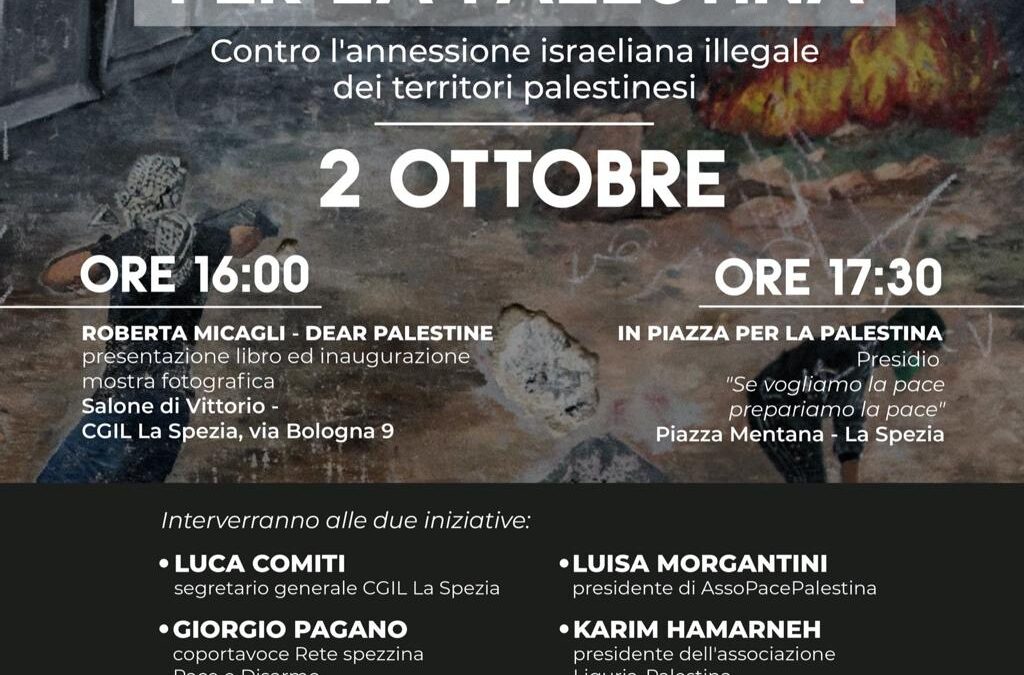 Libertà e giustizia per la Palestina.