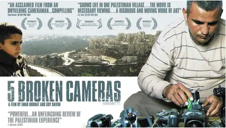 Roma, 2 dicembre: film “5 Broken Cameras” al cinema Troisi