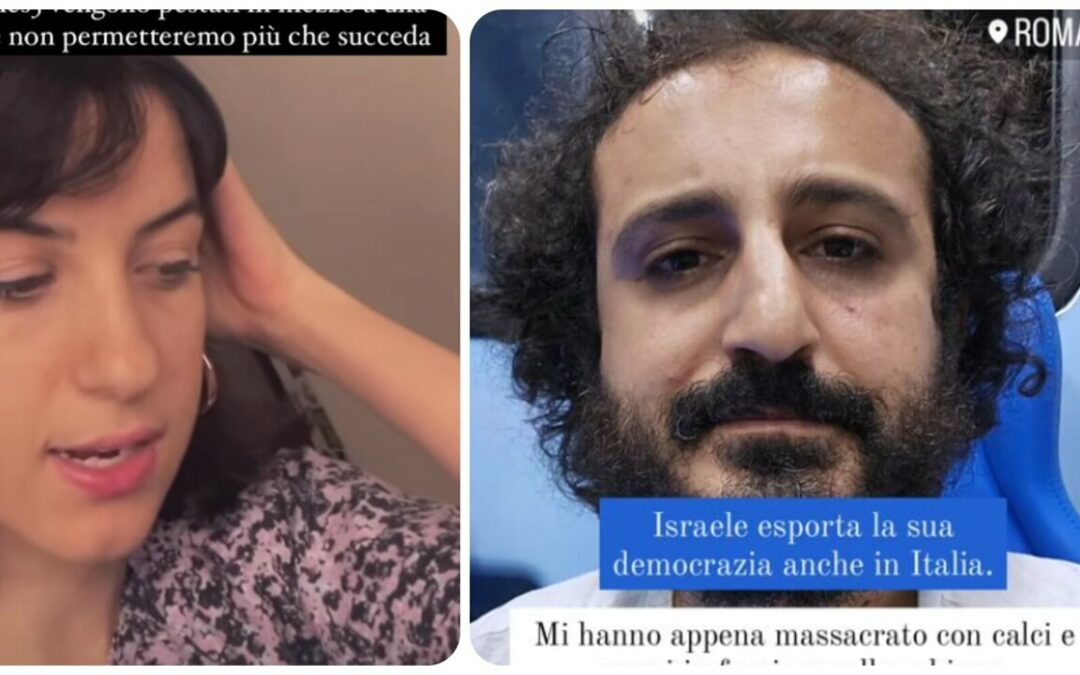 Attivista italo-palestinese pestato a Roma da due uomini incappucciati: “Spedizione punitiva”