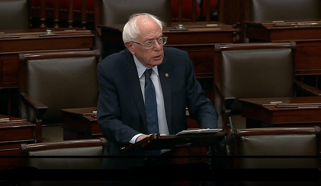 Sanders esprime preoccupazione per la legge integrativa sugli aiuti all’estero (testo del suo intervento)