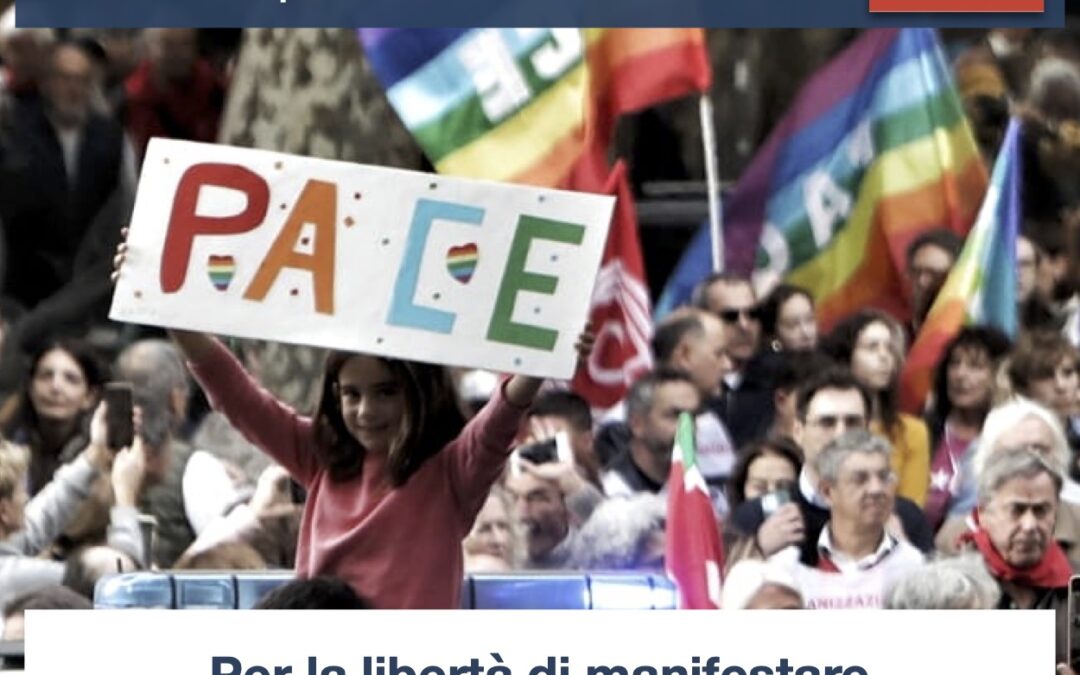 Roma, 9 marzo: manifestazione per la Pace in Palestina e Israele