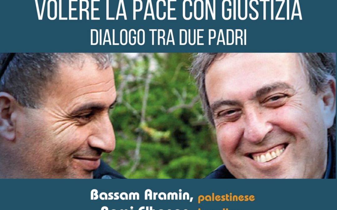 Roma, 26 marzo: Dialogo tra un padre palestinese e uno israeliano, protagonisti del libro “Apeirogon”